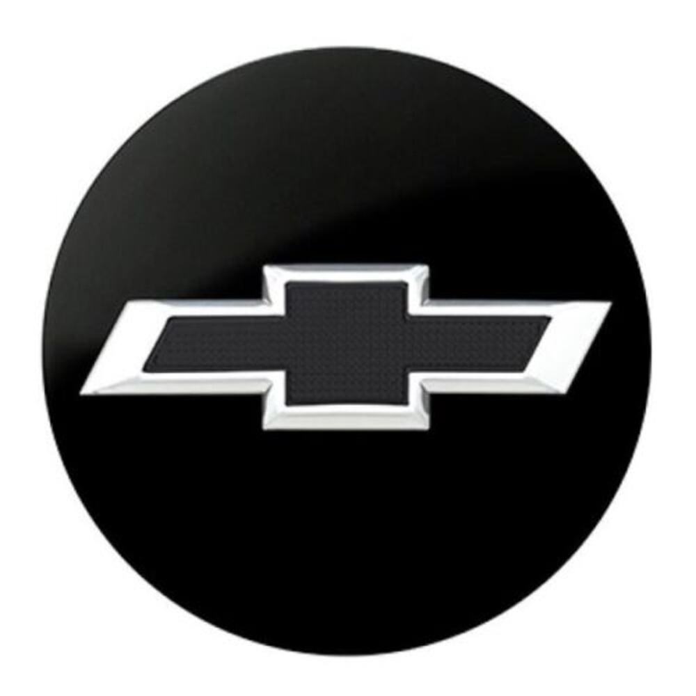 GM Chevy Black W/Black Bow-Tie Logo Wheel Center Hub Cap GM#84266138 ONE CAP